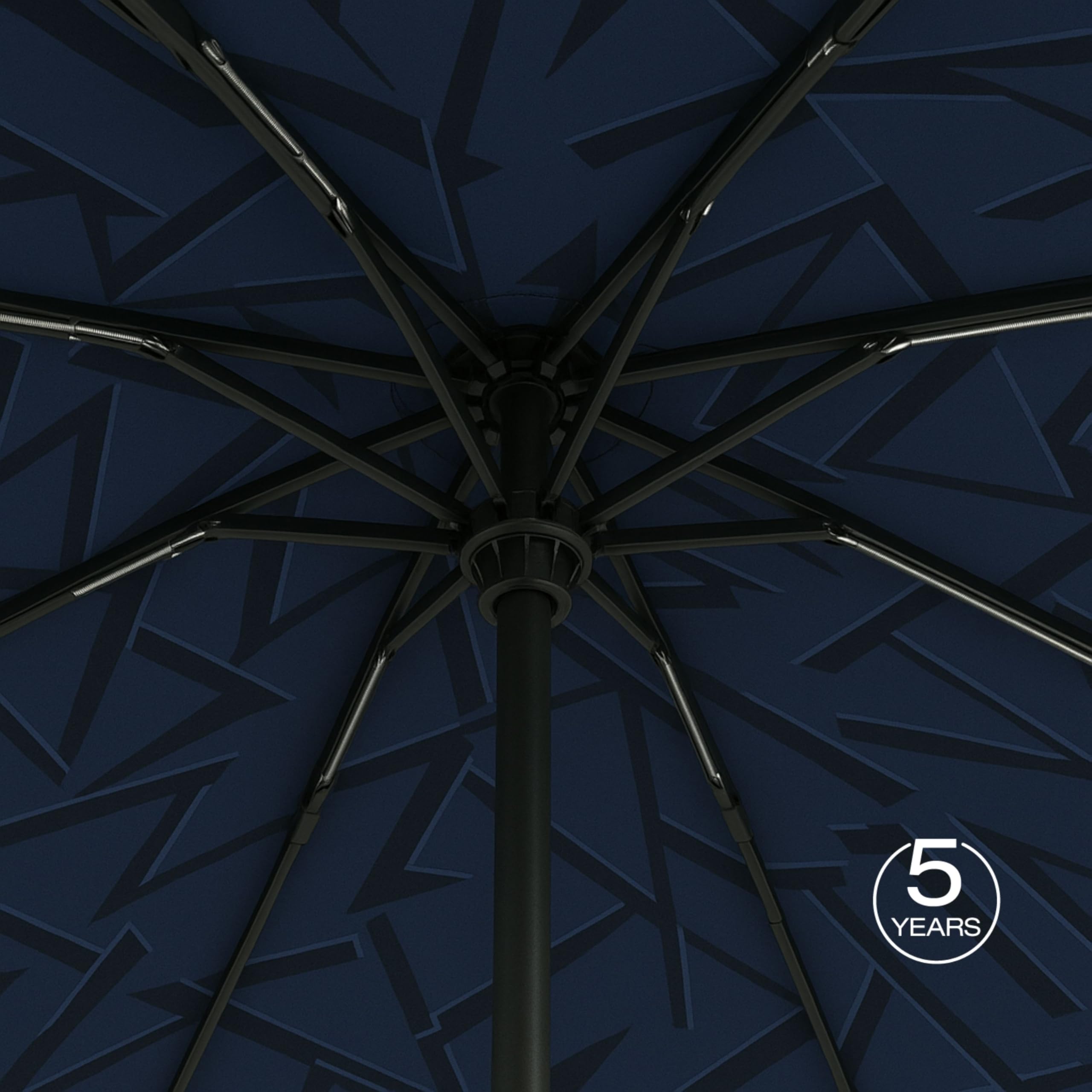 Knirps A.200 Medium Duomatic Windproof Umbrella for Adults – Automatic Open Close 38.5" Canopy, Travel Case Included - Image 5