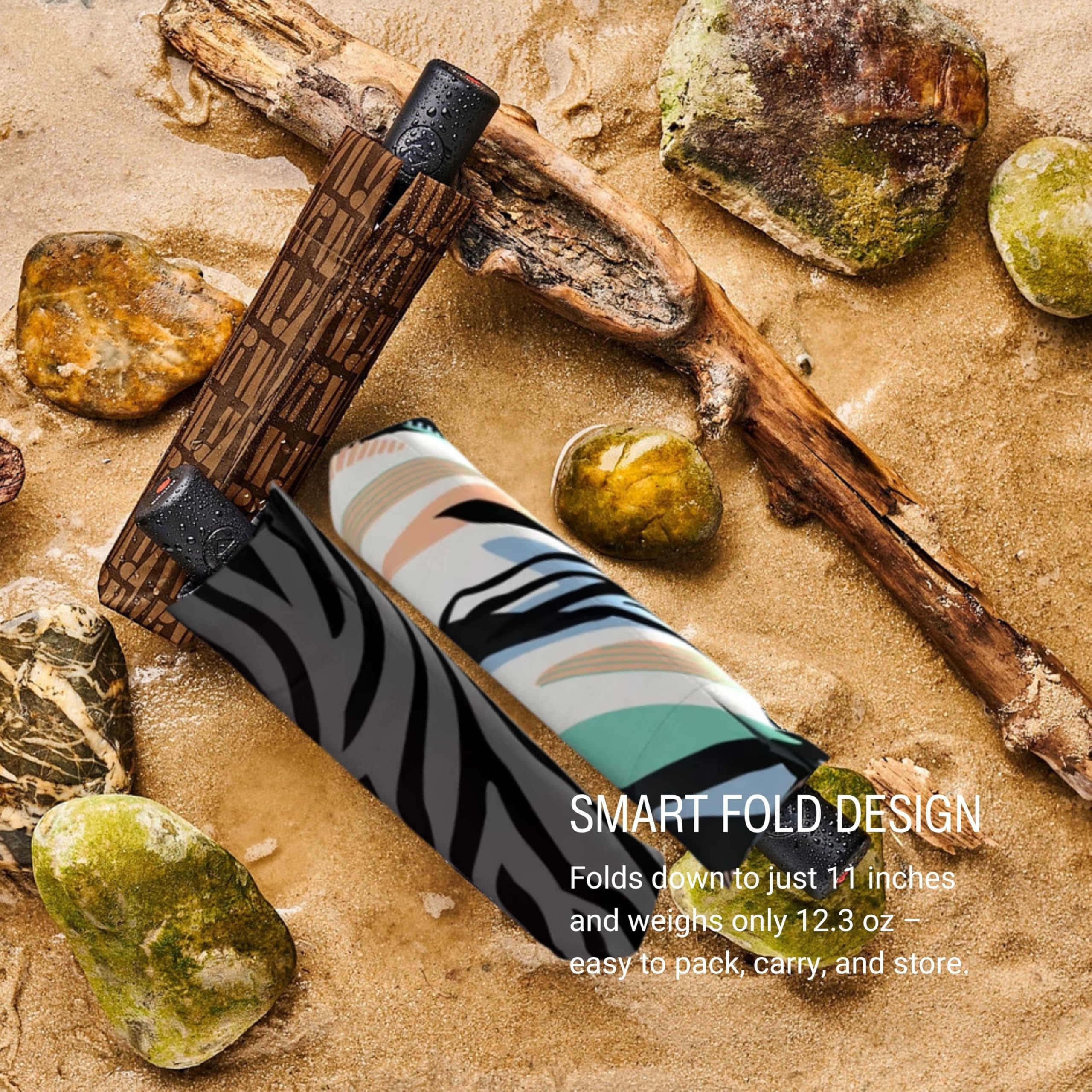 Knirps A.200 Medium Duomatic Windproof Umbrella for Adults – Automatic Open Close 38.5" Canopy, Travel Case Included - Image 7