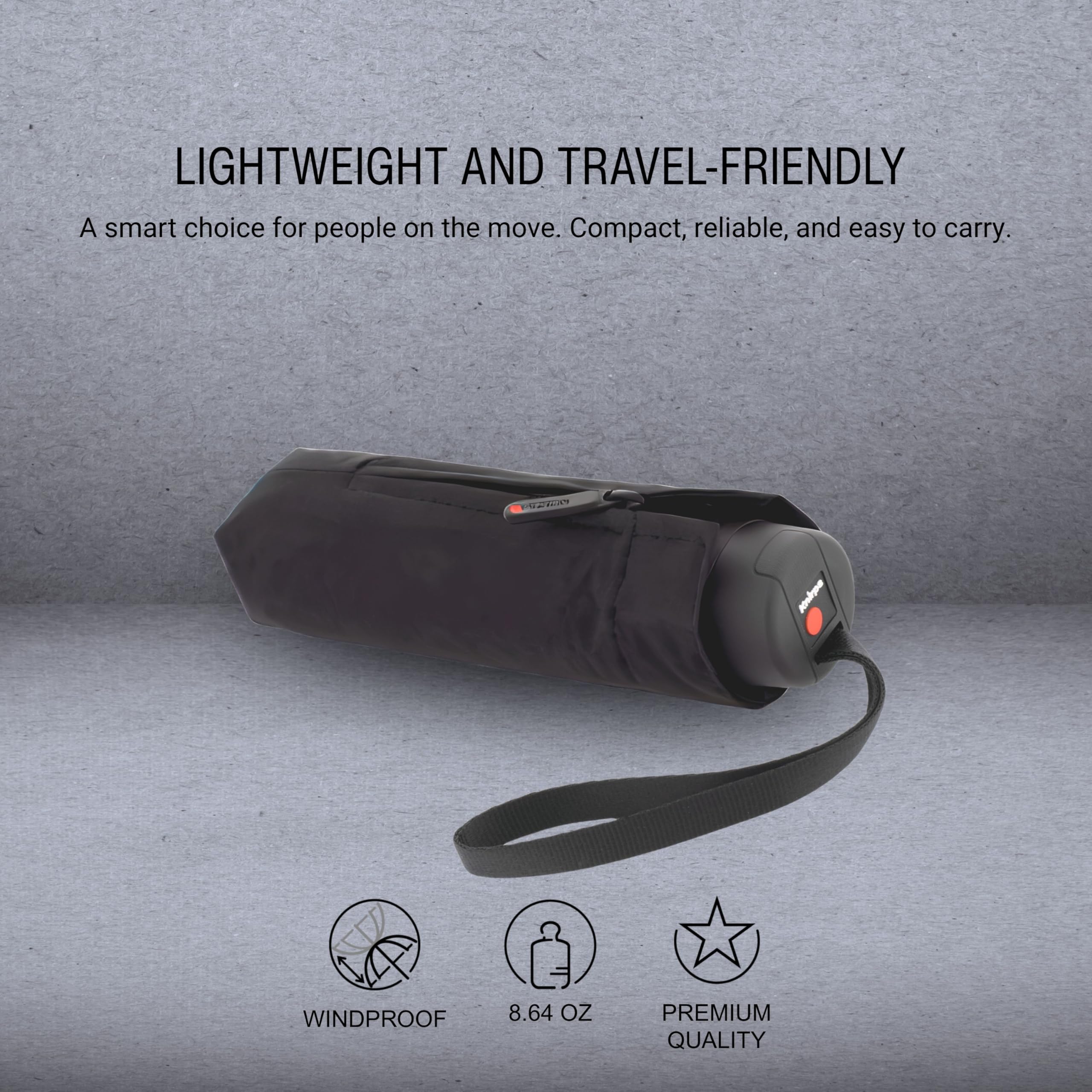 Knirps T.020 Small Manual Open Close Rain Umbrella - Compact Travel Umbrella for Adults - Image 6