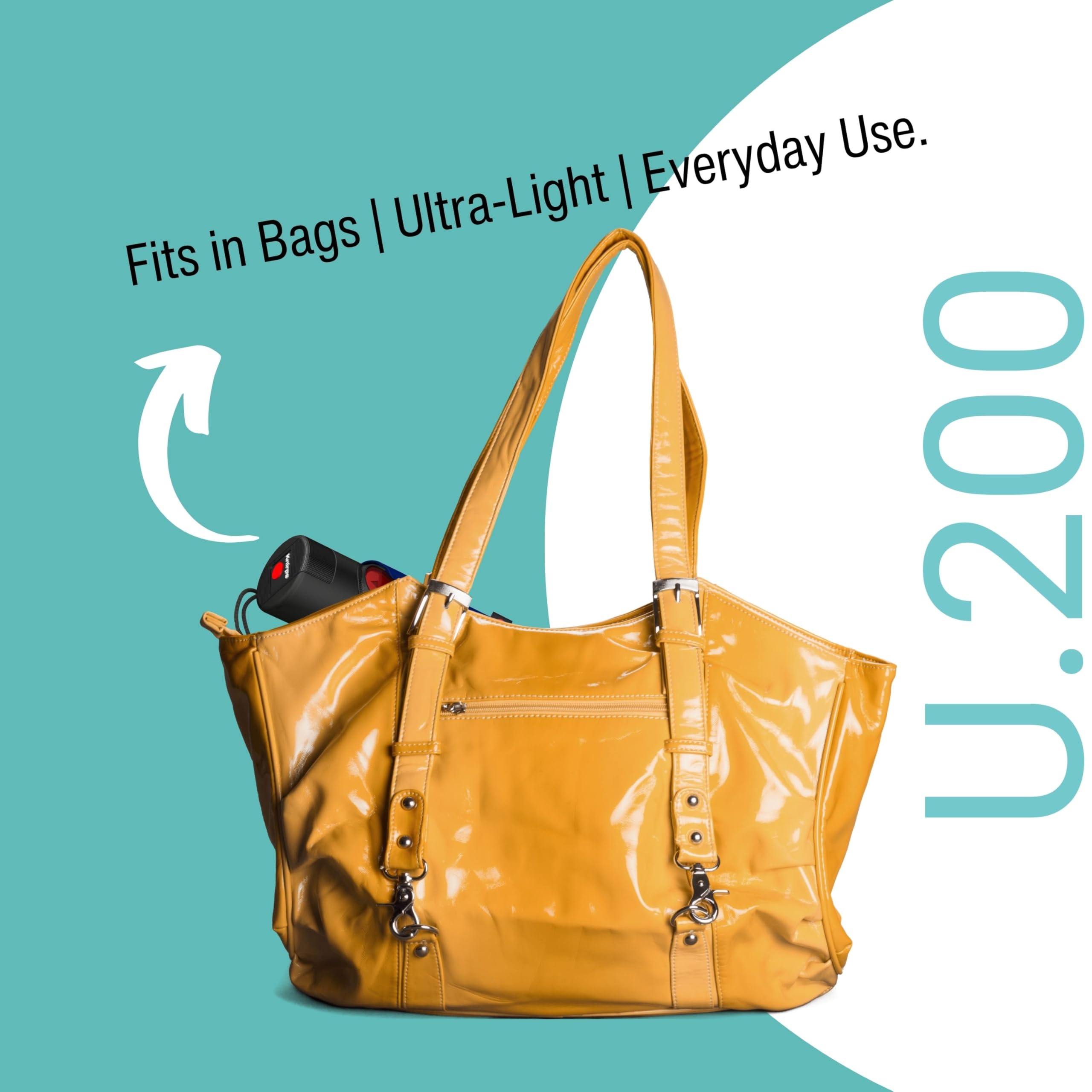 Knirps U.200 Ultra Light Duomatic Automatic Open Rain Umbrella - Compact Windproof Travel Umbrella for Adults - 97cm Diameter Retractable With Carrying Case - Image 6